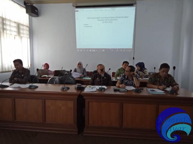 Rapat Tim Terpadu Bahas Rencana Penertiban Pengecer BBM Tanpa Izin
