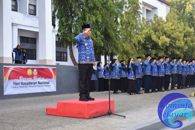 Pimpin Upacara Hari Kesadaran Nasional, Sekda Selayar Imbau ASN Jaga Kedisiplinan Dalam Pelayanan Publik