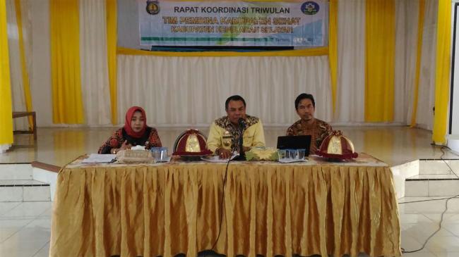 Asisten Pemerintahan Pimpin Rapat Persiapan Verifikasi Kabupaten Sehat Tingkat Nasional 