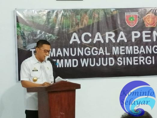 Bupati Basli Ali Resmi Tutup TMMD ke 111 Kodim 1415/Selayar