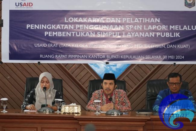 Diskominfo SP Kerja Sama USAID Erat Bangun Simpul Layanan Publik Melalui SP4N Lapor