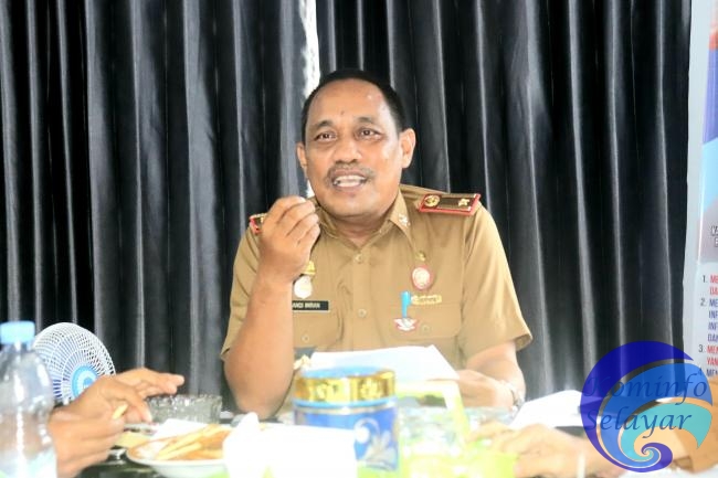 Rapat internal Kominfo Selayar, Kadis Andi Imran ingatkan jajarannya bekerja secara tim