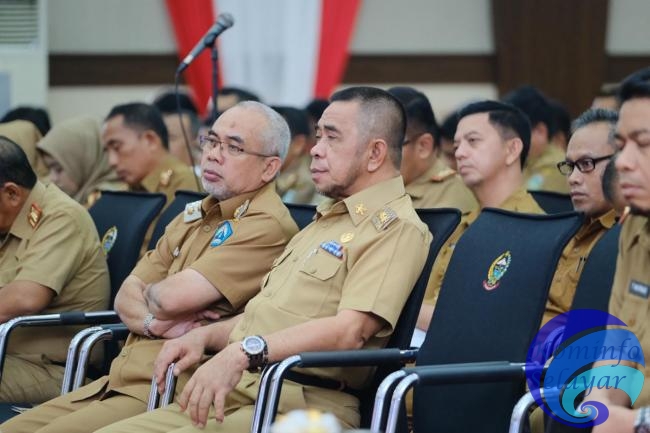 Wabup Kepulauan Selayar Ikuti Rapat Evaluasi Pembangunan Sulsel Triwulan I