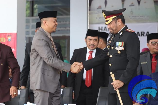 Hut Bhayangkara Ke - 77, Bupati Basli Ali ApresiasiTerobosan Polres Selayar Sepekan Bersama Masyarakat