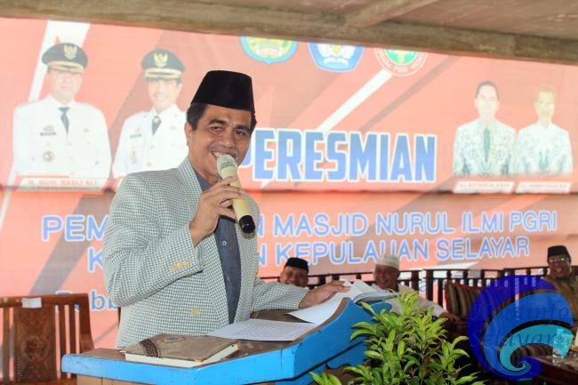 Mesjid Nurul Ilmi PGRI Selayar Diresmikan Pemanfaatannya