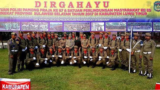 HUT Satpol-PP ke-67, Selayar Torehkan Juara Umum II Sulsel