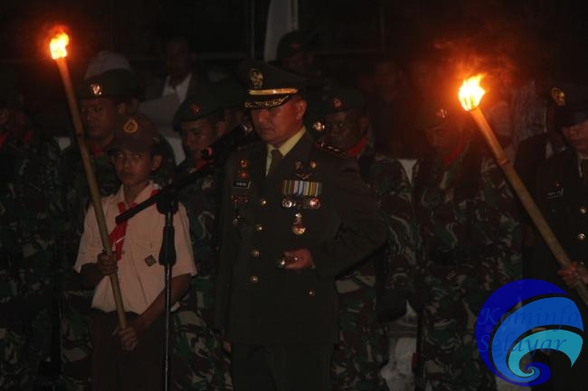 Apel Kehormatan dan Renungan Suci di TMP Barugaiya