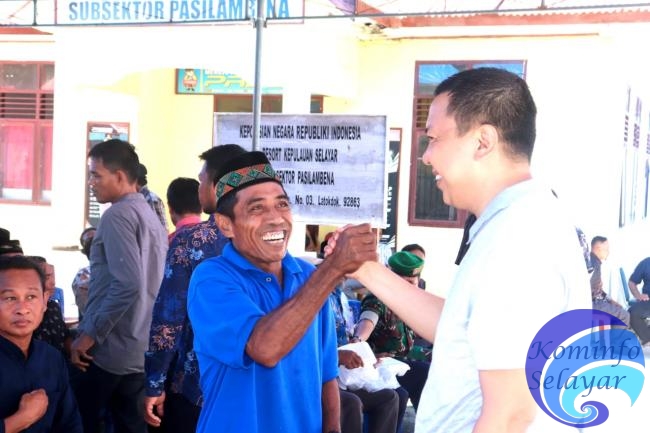 Halal Bihalal dengan Masyarakat Pasilambena, Bupati Basli Ali Akui Tidak Bisa Bekerja Sendiri