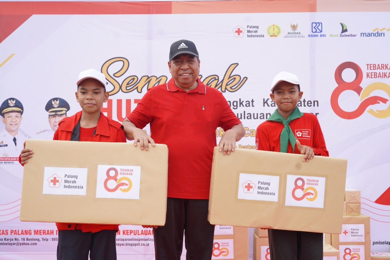 HUT ke-80 PMI Digelar di Selayar, Wabup Muhtar Ajak Masyarakat Tebarkan Kebaikan