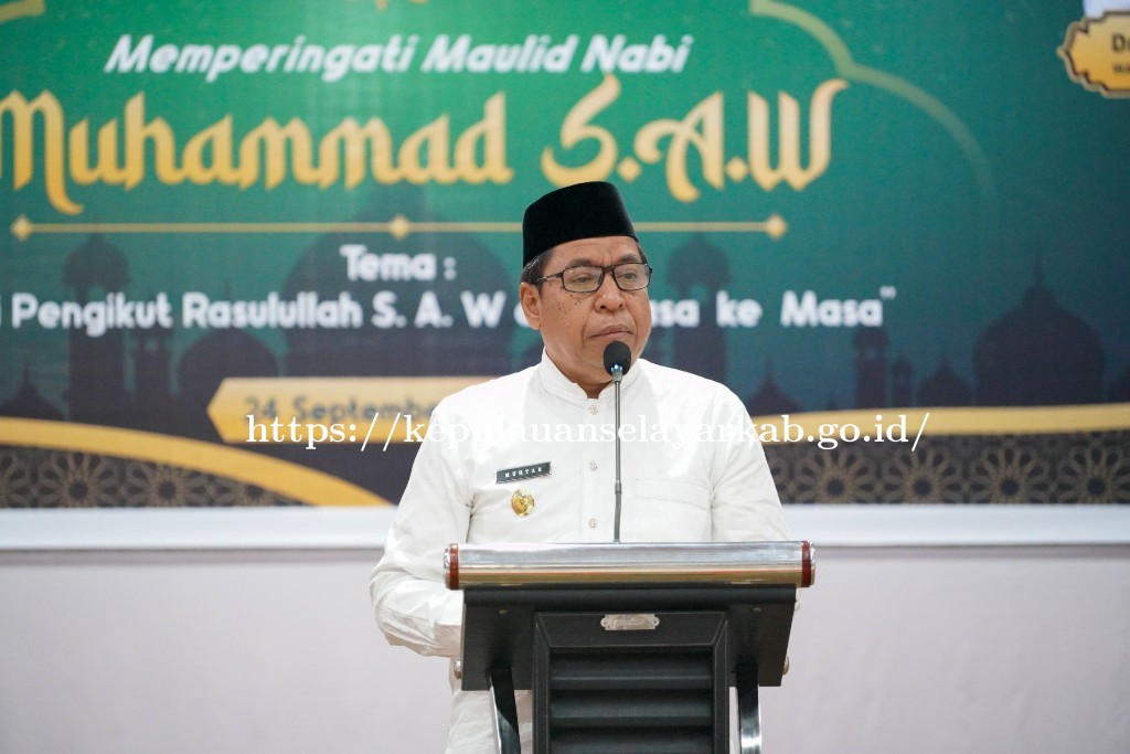 Maulid Nabi 1447 H, Wabup Muhtar Tekankan Visi Pembangunan dan Ciri Pengikut Rasulullah
