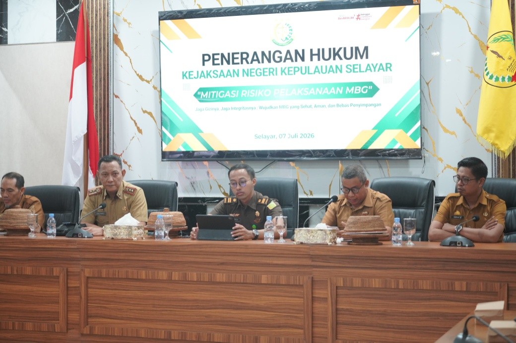 Kejari Selayar Beri Penerangan Hukum Mitigasi Risiko MBG, Dorong Program Sehat dan Bebas Penyimpangan